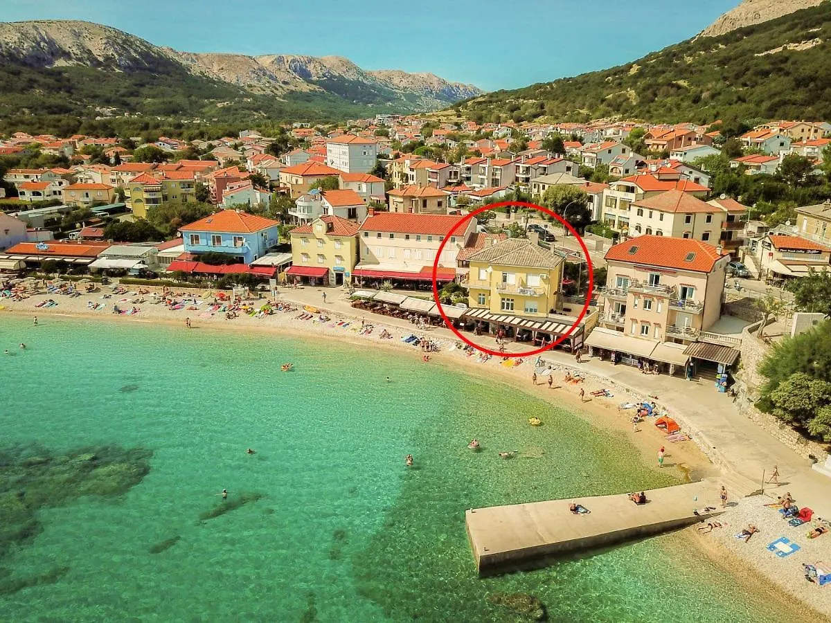 Apartment Seaside With Balcony And Sea View Baska  Croatia